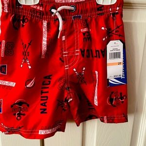 Nautical boy swimming shorts 2T